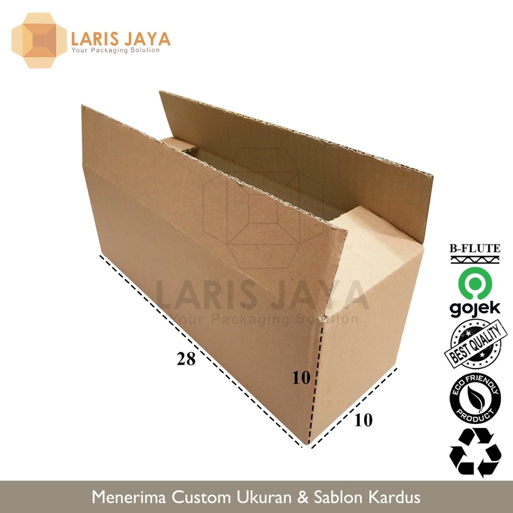 

Kardus / Box / Karton / Kotak Packing Polos 28 x 10 x 10 cm ( Kardus 28 x 10 x 10 cm )