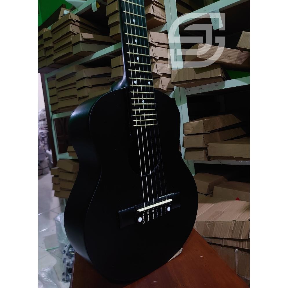 Ori Gitar Lele / Gitar Kecil / Ukulele Senar 6 Nylon (Gratis Packing Kayu) Grosir