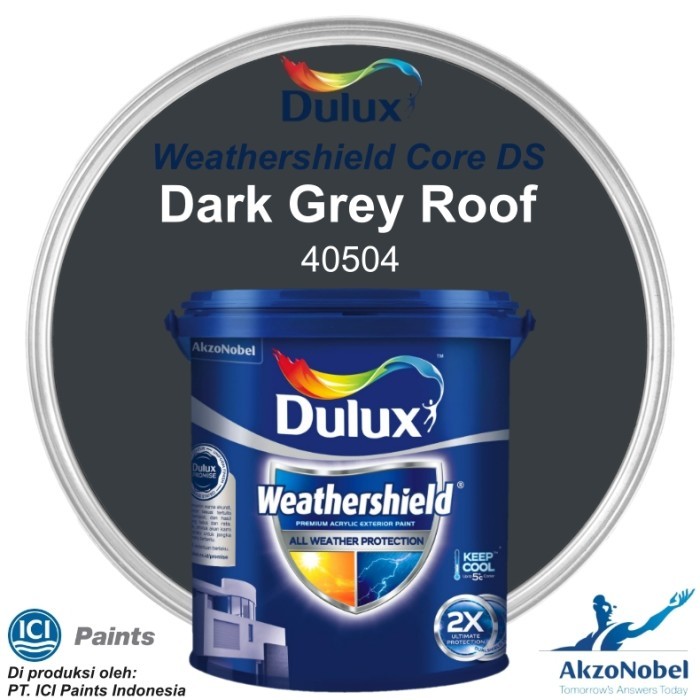 CAT DULUX WEATHERSHIELD 20 LT - DARK GREY ROOF 40504