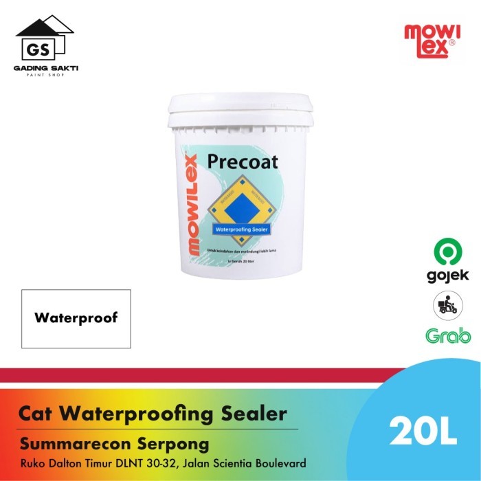 Mowilex Waterproofing Sealer / WPS Cat Dasar Anti Alkali Pail 20Ltr