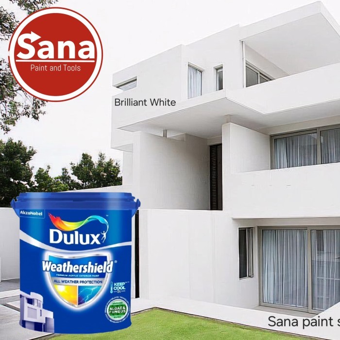 CAT DULUX WEATHERSHIELD PRO 20L BRILLIANT WHITE