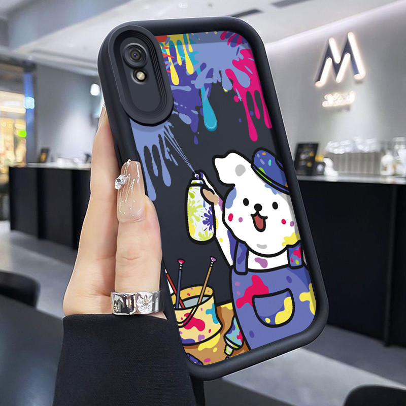 Casing Hp Xiaomi Redmi 9A Redmi 9i Redmi 9T Redmi 9 Power Case HP casing Softcase ponsel Pelukis Ber