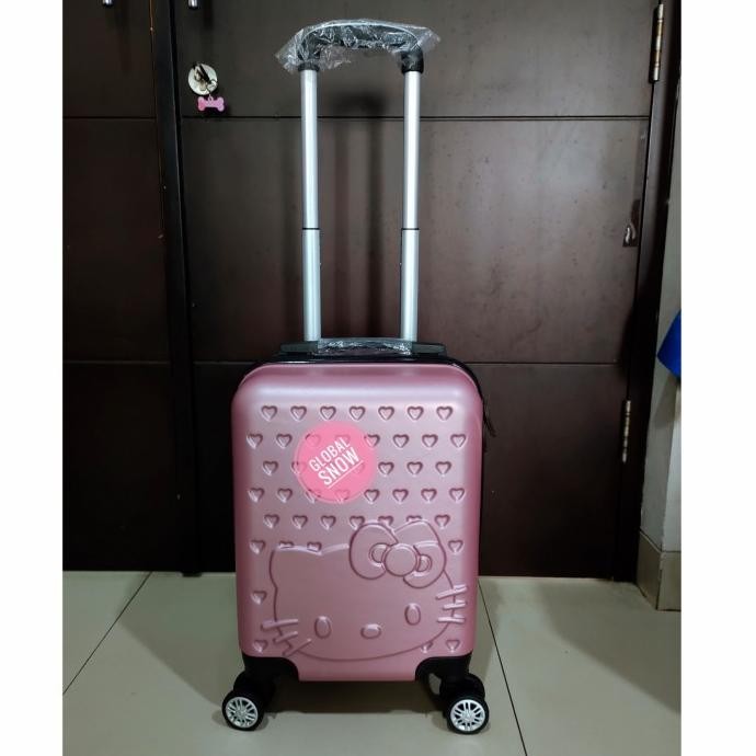 Koper 16Inch Hello Kitty 3D / Koper Cute / Koper Kosmetik Promo