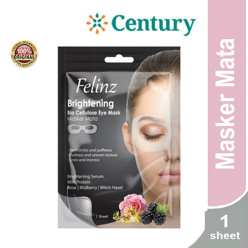 FELINZ BIO CELLULOSE EYE MASK BRIGHTENING 1 SHEET / MASKER MATA