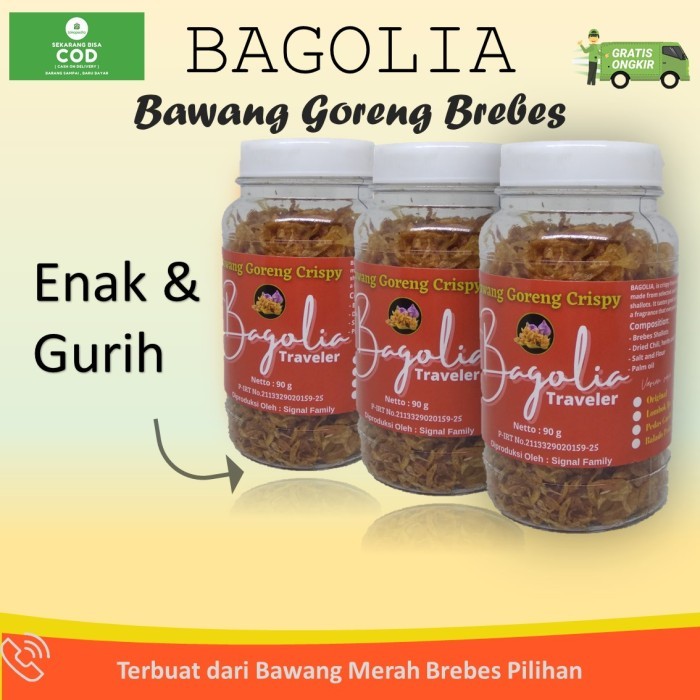 

Lhiu Bawang Goreng Crispy Lauk Instan Bumbu Bawang Merah Asli Brebes