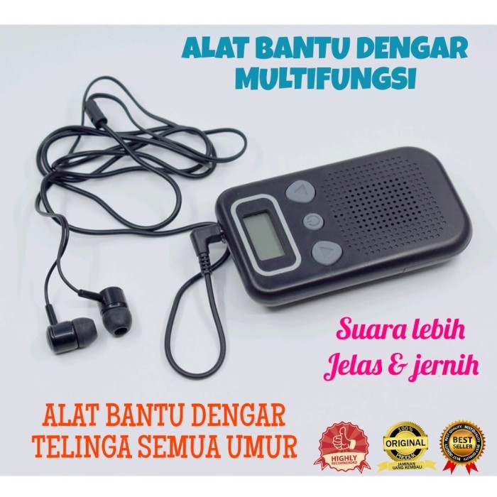 Cuci Gudang Alat Bantu Dengar Pendengaran Telinga Orang Tua Kabel Hearing Aid