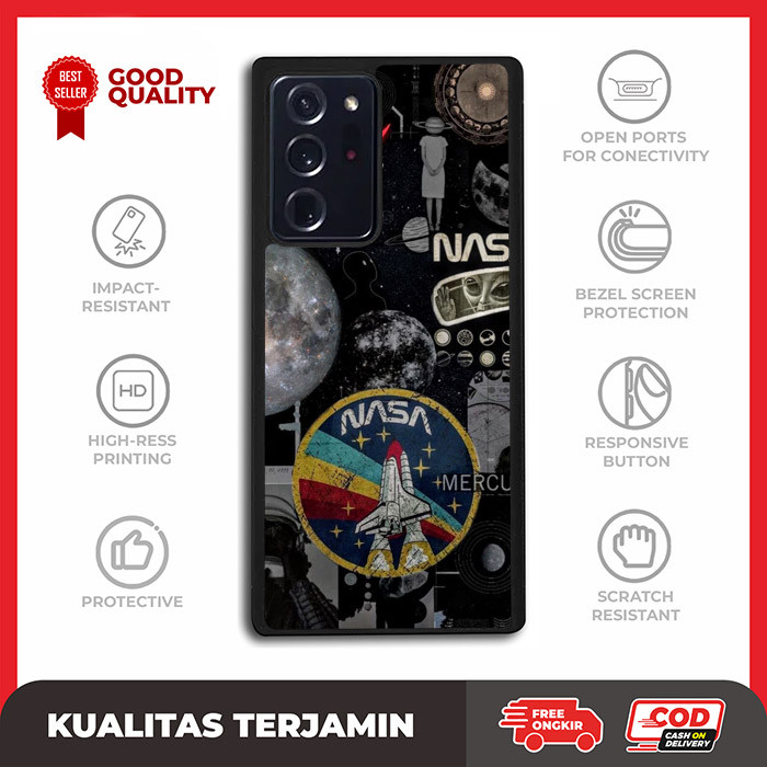 Casing Case Custom Samsung Note 20 10 9 8 7 5 Ultra Plus FE Nasa AE3539 Hardcase A17
