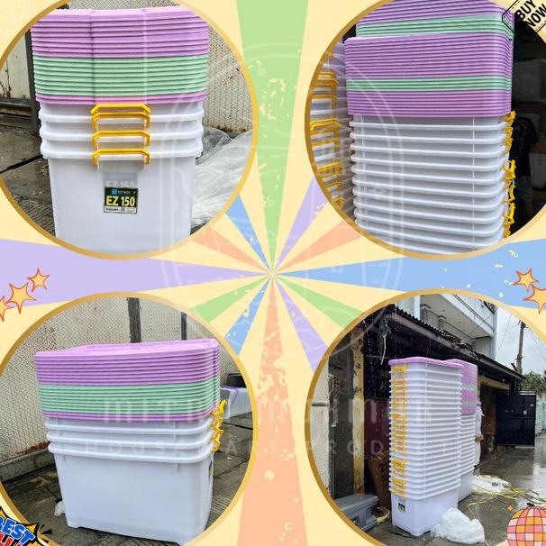 Container Box Ezy Clear Kontainer Box Ezy Warna 130 150 Liter