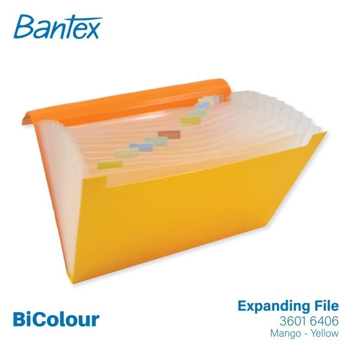 

Limited Bantex Bi - Colour Expanding File Pp Folio/F4 - 3601