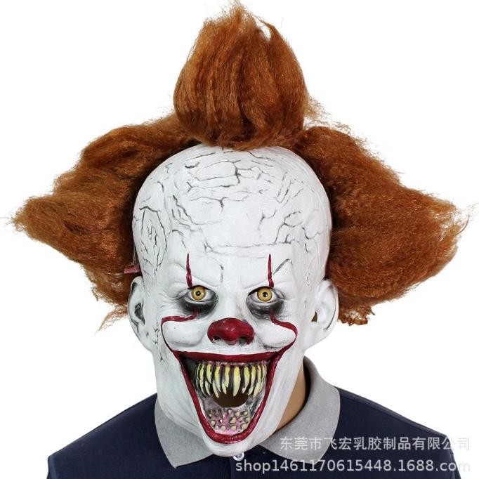DFG TOL-47 topeng latex karet full pennywise clown badut it halloween TERLARIS