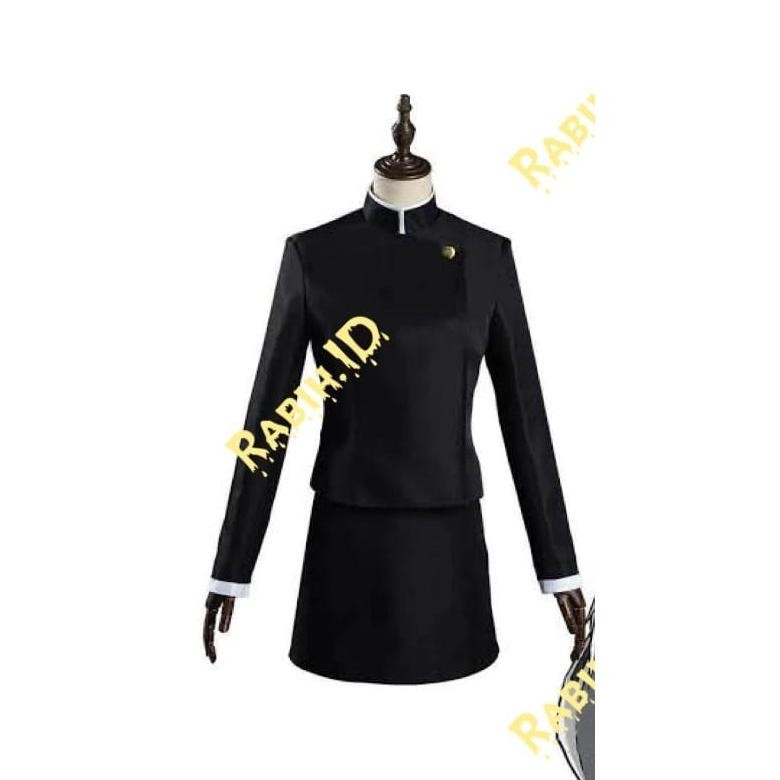 Original Costume Zenin Jujutsu Kaisen Anime Japan Cosplay Wanita Karakter Kartun Premium