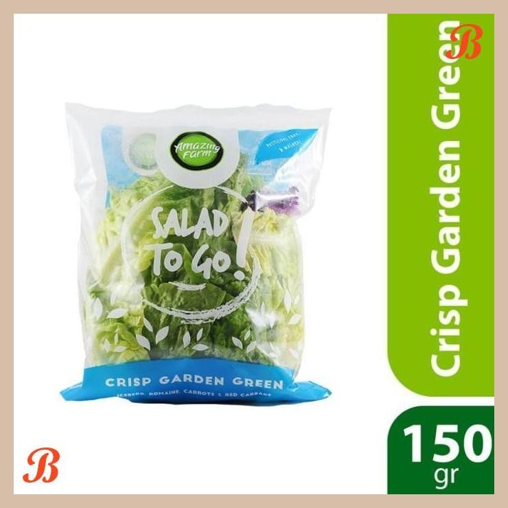 

| NN | AMAZING FARM, SALAD TO GO CRISP GARDEN GREEN 150GR
