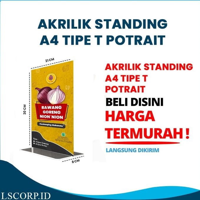 

Murah Premium Akrilik Brosur Bening A4 Tipe T Potrait Stand Acrylic Meja Polos Tent Akrilik A4 (21,0 X 29,7 Cm) Standing Acrilic 2 Mm Ukd-