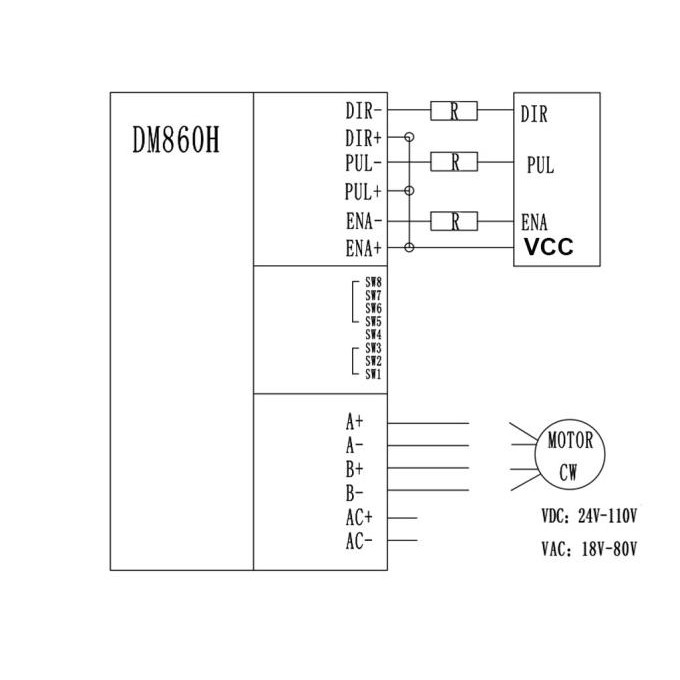 86 Stepper Motor Driver Dm860H  Ready