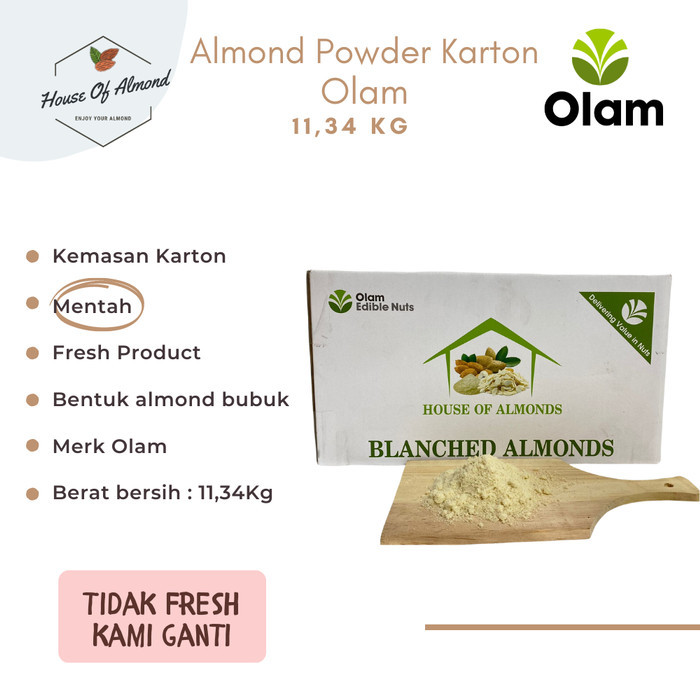 

Almond Powder / Tepung Almond Karton Olam 11,34Kg