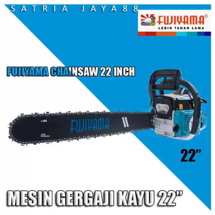 Mesin Gergaji Chainsaw / Mesin Potong Kayu / Chain Saw Fujiyama 22 IN