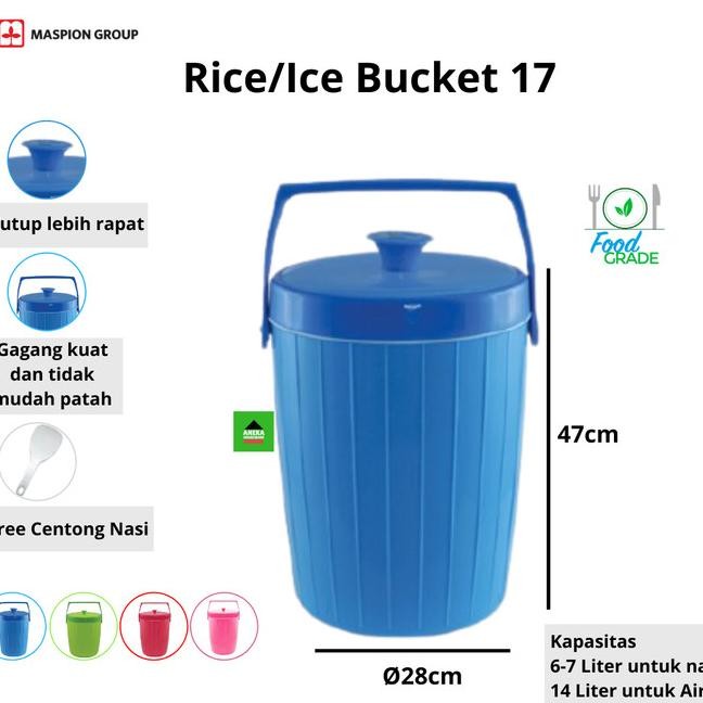 Termos Nasi Es Maspion 17 Liter