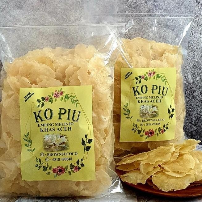 

Emping Aceh Ko Piu (6 S/D 7 Cm) 500Gram