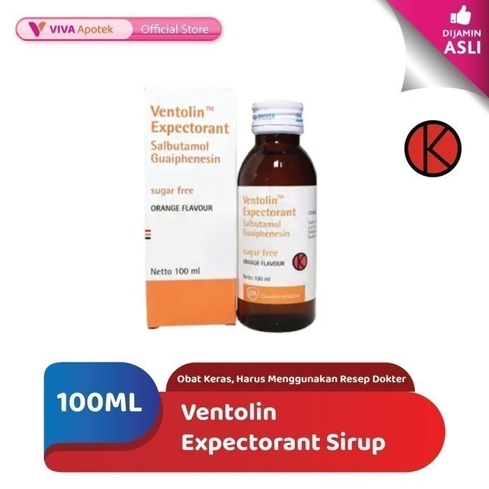 Ventolin Expectorant Sirup 100 ml