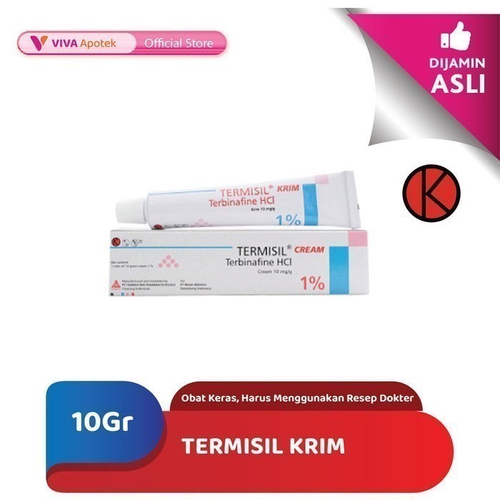 Termisil Krim / Infeksi Jamur Kulit / Kudis / Kurap / Panu (10 Gram)