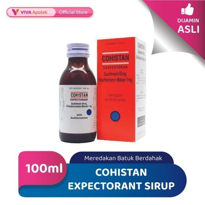 Cohistan Expectorant Sirup untuk Meredakan Batuk Berdahak (100 ml)