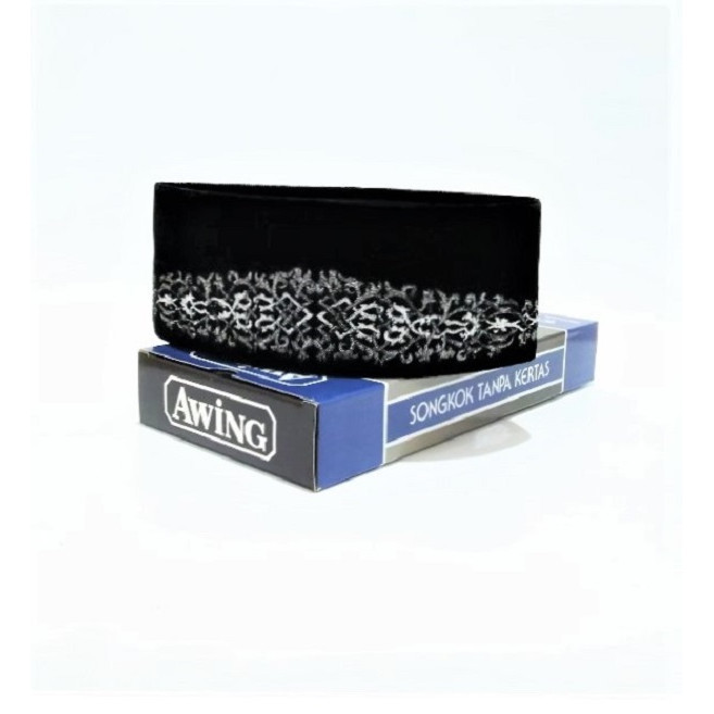 Peci Awing / Songkok Awing / Kopiah Awing Bordir Zhavier Perak