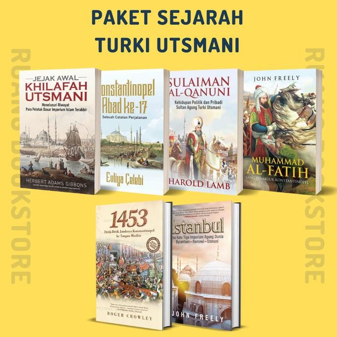 

Paket Buku Sejarah Khilafah Turki Utsmani - Buku Original Segel ABD