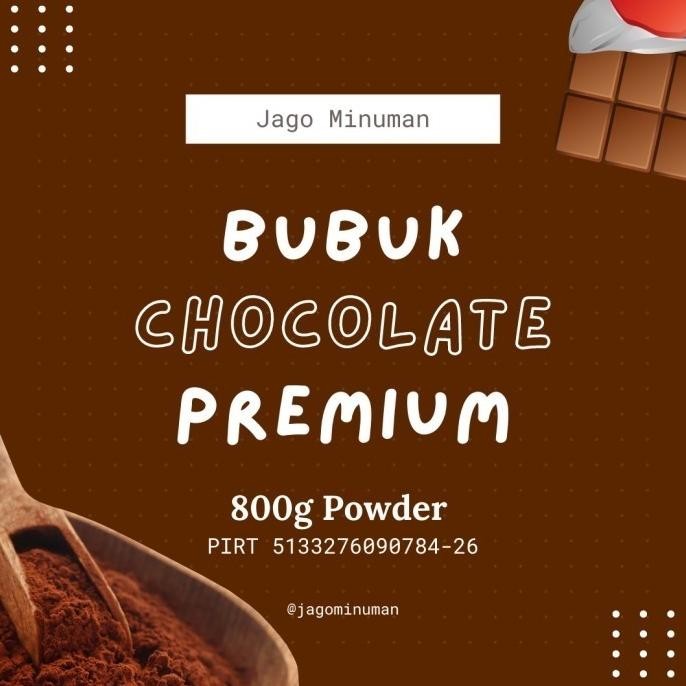 

Chocolate Bubuk Minuman Premium 800G (Specialty Powder, Jago Minuman) Terlaris