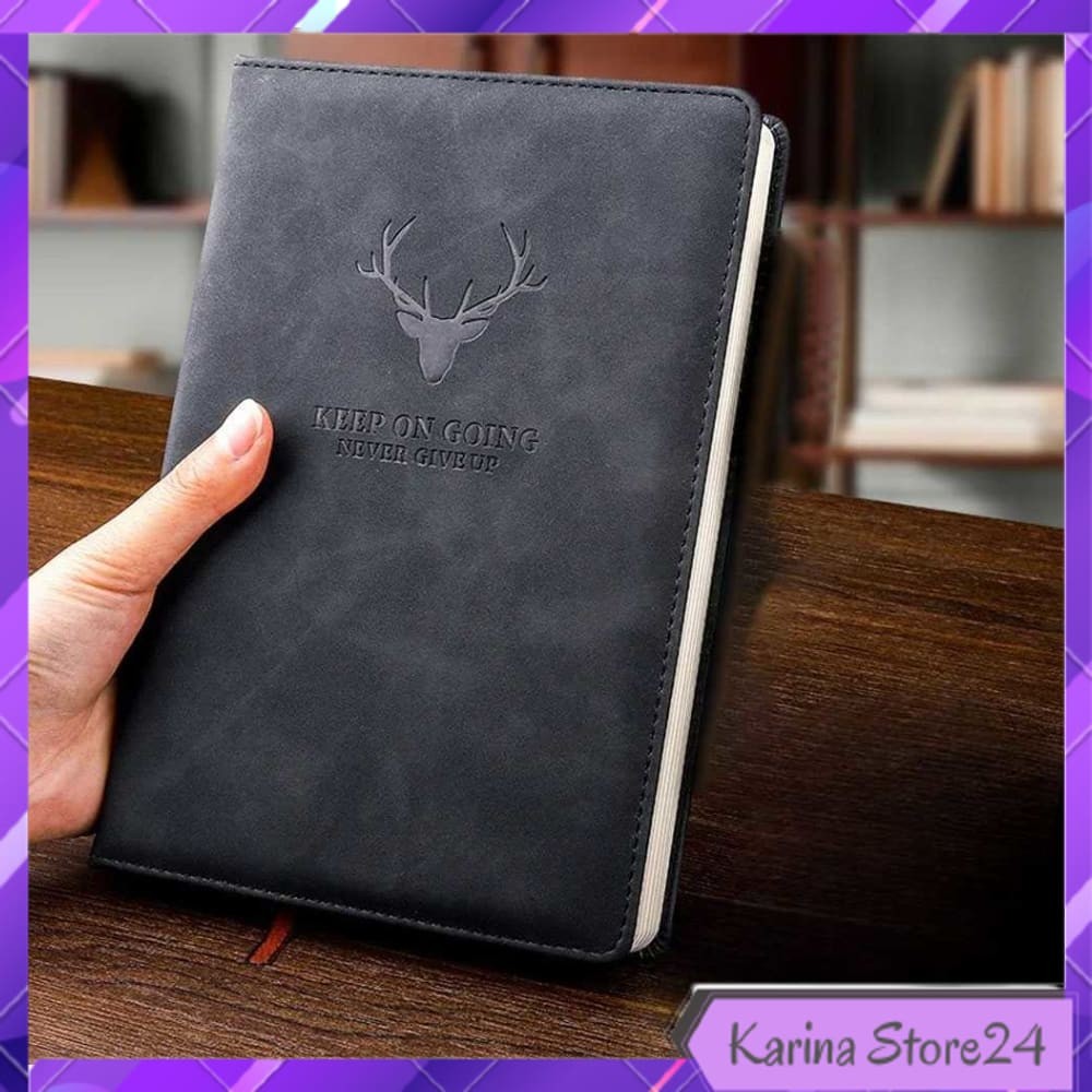 

BUKU JURNAL LEATHER NOTEBOOK DIARY 68GSM 200 HALAMAN GRID - CW-5026