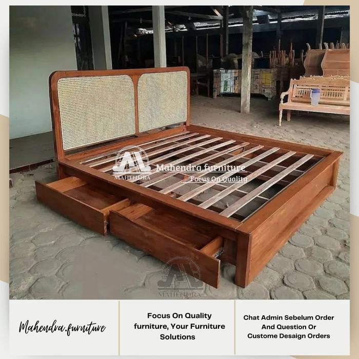 Dipan Ranjang Tidur Kayu Jati Dipan tempat tidur Kayu Jati dipan minimalis 160x200