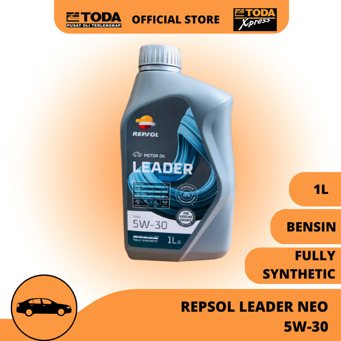 REPSOL LEADER NEO 5W-30 1L ORIGINAL - OLI MESIN MOBIL - OLI MOBIL