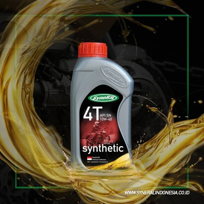 OLI MOTOR SYNERAL SYNTHETIC 4T SAE 10W-40 API SN 1 LTR