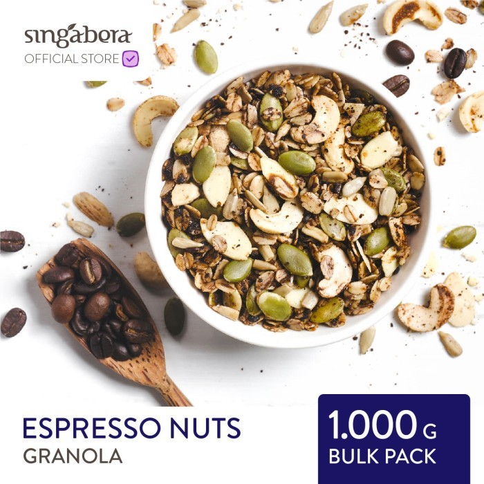 

Singabera Granola / Roasted Espresso Nuts (Kopi & Kacang) - 1Kg
