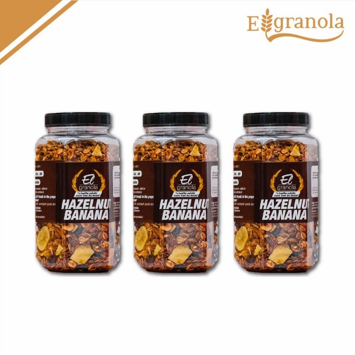 

El Granola Hazelnut Banana 3 X 300 Gr