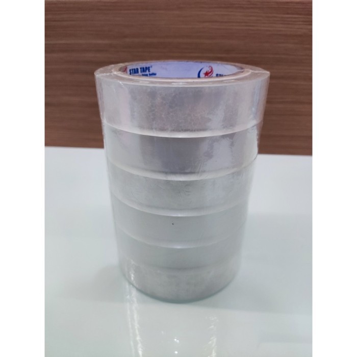 

:=:=:=:=] isolasi star 24mm x 72 yard isolasi lakban bening