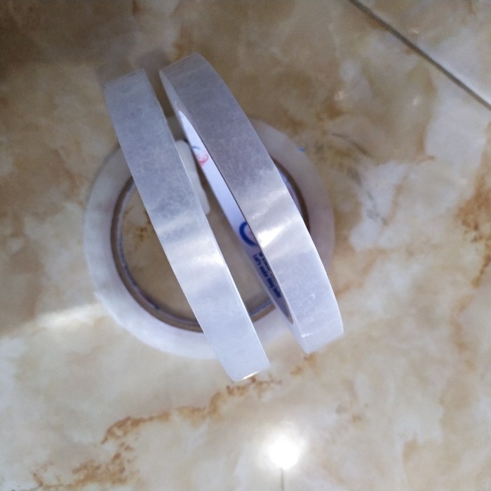 

:>:>:>:>] lakban 12mm x 72yard isolasi bening selotip