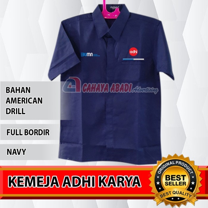 Jual Kemeja Bumn Adhi Karya Seragam Bumn Adhi Karya Navy