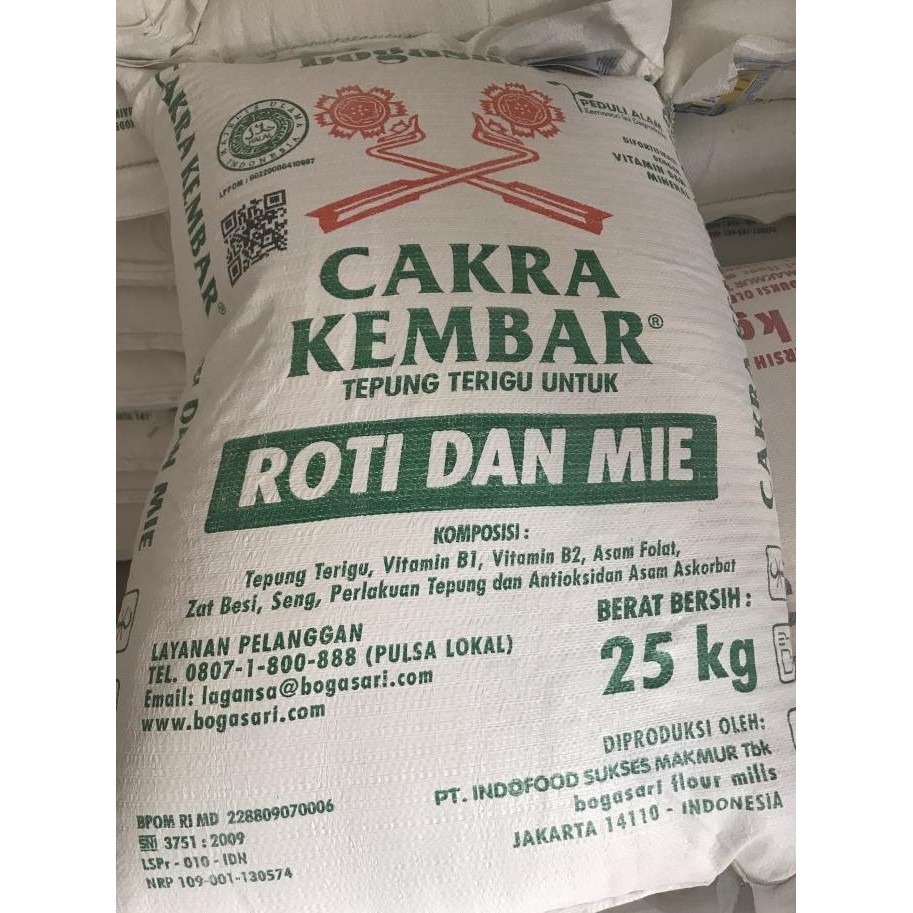 

Tepung Terigu Cakra Kembar 25 KG