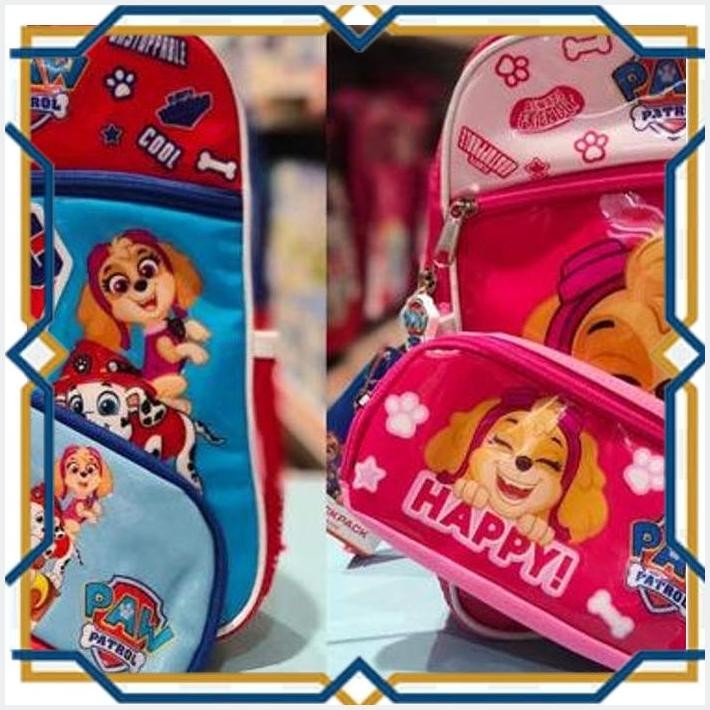 

[BAB] SALE MAINAN: PAW PATROL SKYE TAS BACKPACK + PENCIL CASE SET ORIGINAL