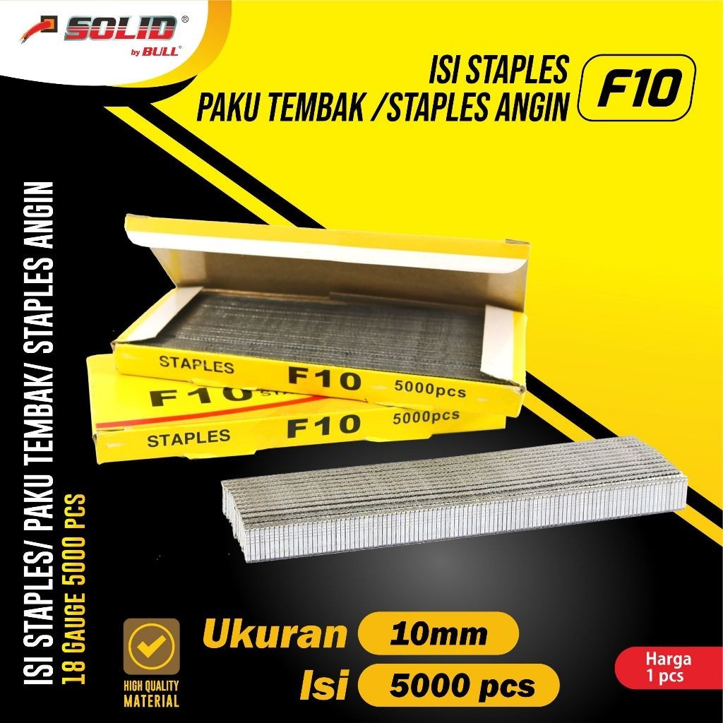 

SOLID Isi staples paku tembak / staples angin F10 F15 F20 F25 F30