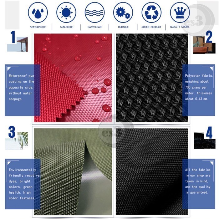 Kain Bahan Tas Tenda Dinier D1680 Single 1 Roll