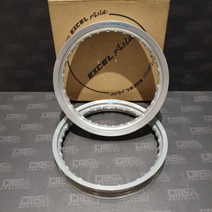 Velg Aloy Takasago Excel Asia 14 x 185 dan 14 x 215 Silver 1 Set