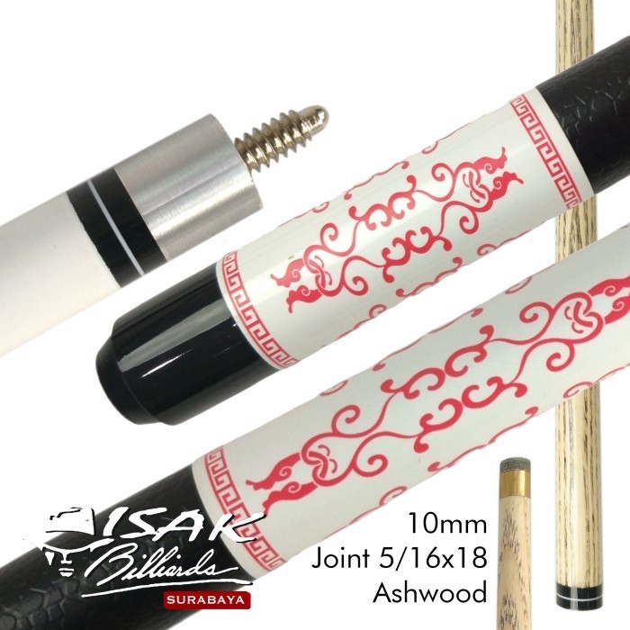 STIK SAMBUNG ASHWOOD 10 MM- STIK BILLIARD BOLA KECIL TANGGUN