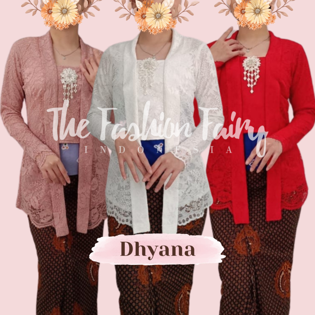 Kebaya Jawa KEBAYA BRUKAT KUTU BARU DHYANA