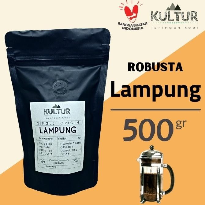

BIJI KOPI COFFEE BEAN KOPI GILING BUBUK ROBUSTA LAMPUNG ORIGINAL 500GR