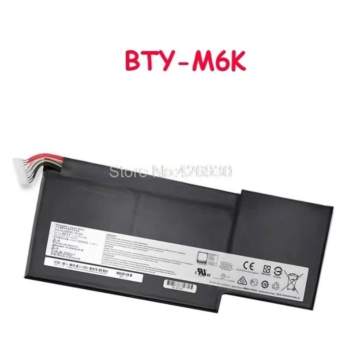 Baterai Laptop MSI GF63 Thin 9RCX GF63 Thin 9SC GF75 MS-17B4 BTY-M6K
