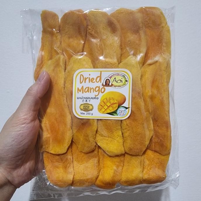 

AOI DRIED MANGO 250GR | Manisan Mangga Kering Original Thailand