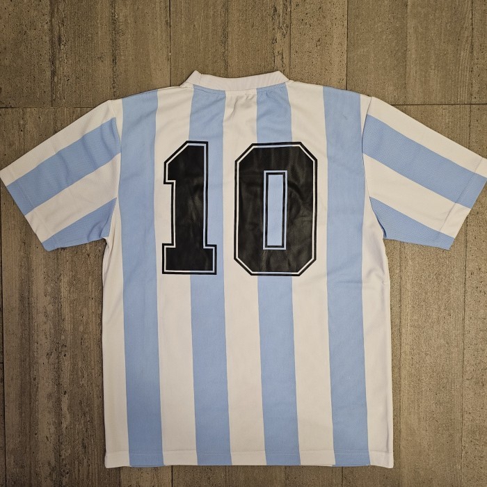 JERSEY ARGENTINA WORLD CUP 1986 HOME DIEGO MARADONA ORIGINAL SIZE S