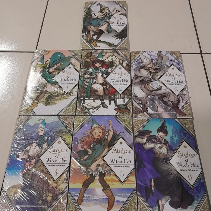 Komik Atelier of Witch Hat vol 1-7 segel ori