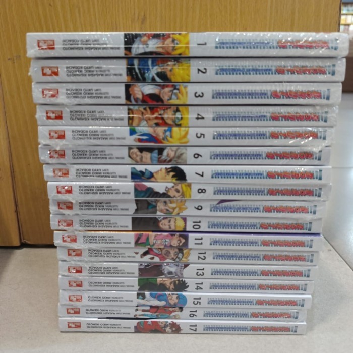Komik Boruto set vol 1-17 segel ori